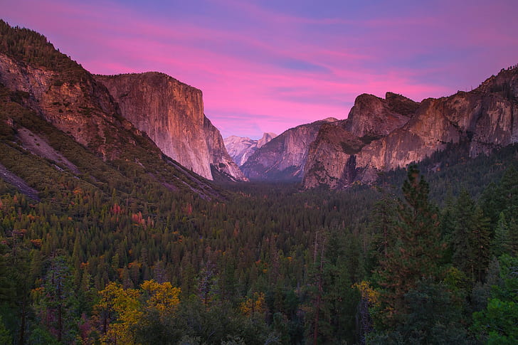 landscape, Yosemite National Park, valley, HD wallpaper