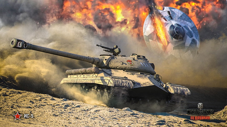 World of Tanks poster, USSR, WoT, Wargaming.Net, BigWorld, IS-5 HD wallpaper