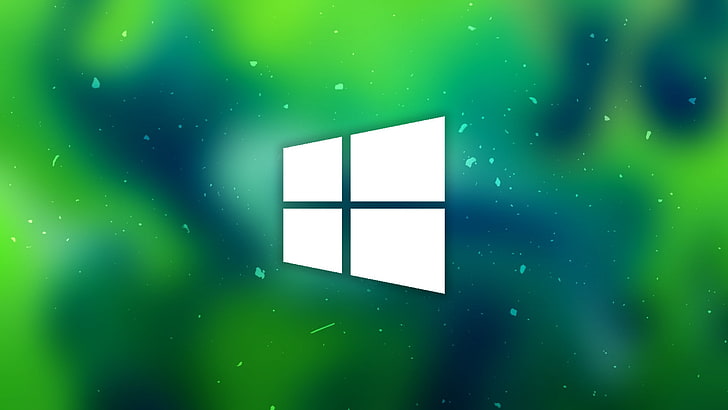 Windows, Windows 10, Green HD wallpaper