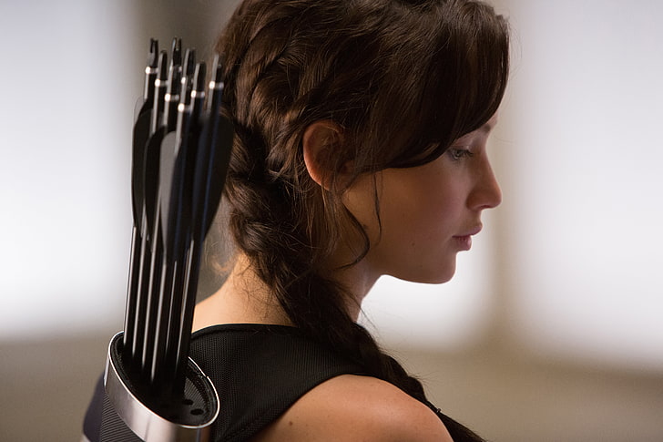 Jennifer Lawrence, 5K, Katniss Everdeen, HD wallpaper