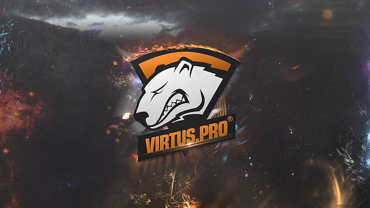 Virtus.pro, dota 2, virus pro logo, virtus pro, HD wallpaper