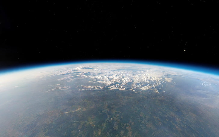 Earth, space, atmosphere, clouds, orbital view, planet earth