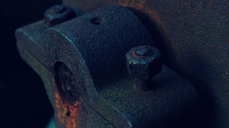 rust, metal, rusty, close-up, bolt, no people, old, weathered, HD wallpaper