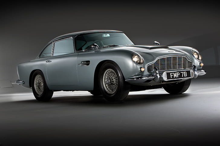 Aston Martin, classic, 1964, DB5, the James bond car, HD wallpaper