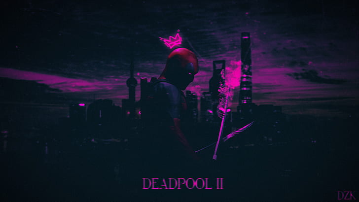 1920x1080 px Cityscape Colorful deadpool Marvel Comics Merc With A Mouth Photoshop Abstract 3D and CG HD Art