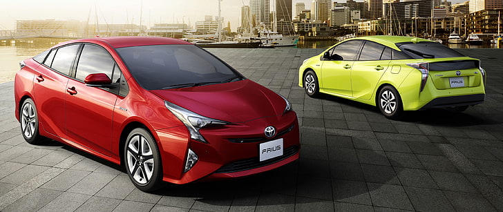 Toyota Prius, car, vehicle, electric car, mode of transportation, HD wallpaper