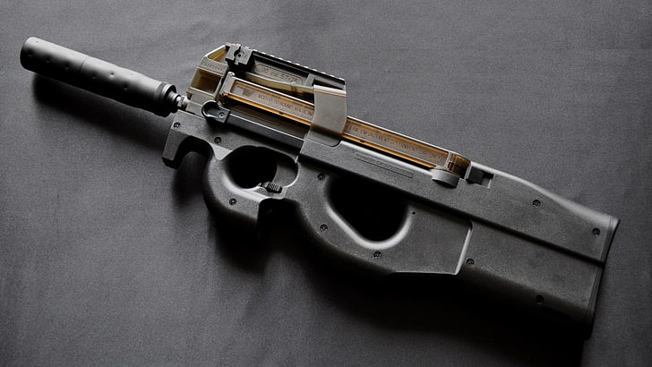 gun, FN P90, subfusil
