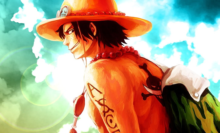 Hd Wallpaper Ace Portgas D Ace Illustration Artistic Anime One Piece Mugiwara Wallpaper Flare