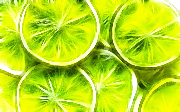 HD wallpaper: lemons, limes, fruit, trippy, green color, backgrounds, full  frame | Wallpaper Flare