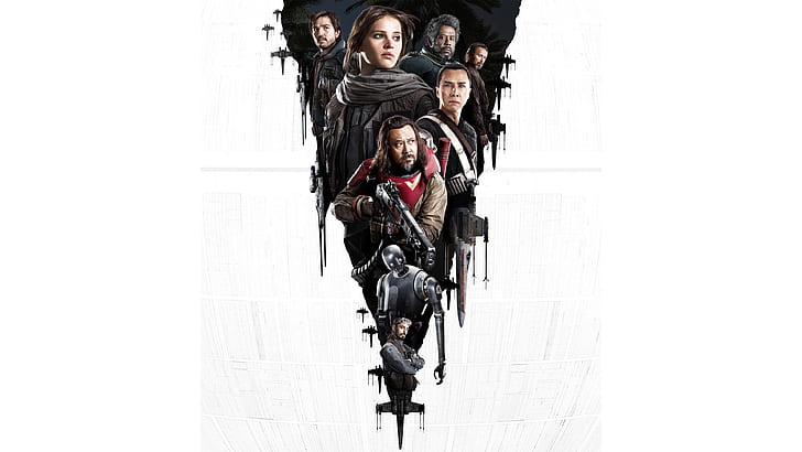 Star Wars, Rogue One: A Star Wars Story, Baze Malbus, Bodhi Rook, HD wallpaper