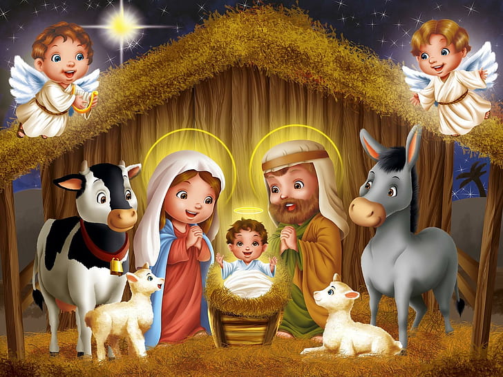 jesus birth pictures free download