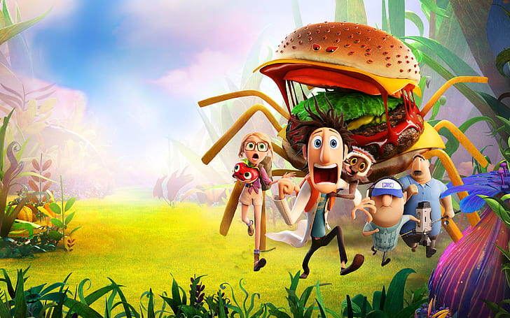 2013, Cloudy With a Chance of Meatballs 2, Cloudy Revenge of GMOs, HD wallpaper