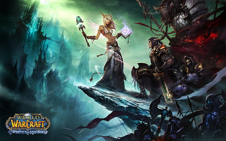 World of Warcraft digital game wallpaper, World of Warcraft: Wrath of the Lich King, HD wallpaper