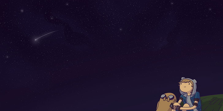 Finn and Jake illustration, Adventure Time, Finn the Human, Jake the Dog, HD wallpaper