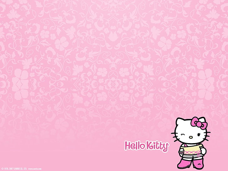 Pink Background Hello Kitty gambar ke 6