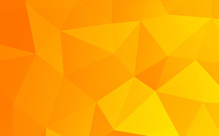 untitled, low poly, orange, digital art, shapes, lines, abstract