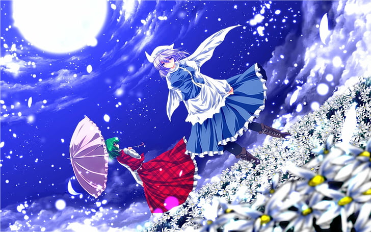 Anime, Touhou, Letty Whiterock, Yuuka Kazami, HD wallpaper
