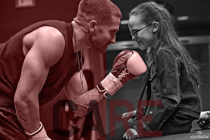 southpaw (movie), red, typo, Jake Gyllenhaal, boxing, movies, HD wallpaper