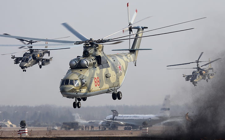 Military Helicopters, Mil Mi-26, HD wallpaper