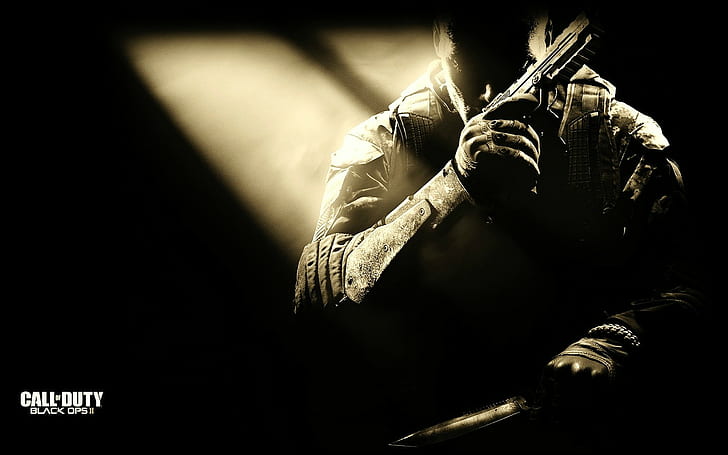 Call of Duty Black Ops COD Soldier Handgun HD, video games