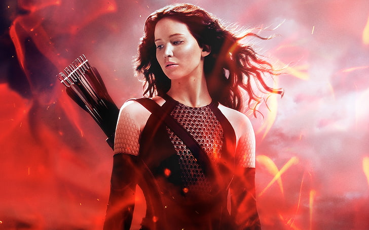 Jennifer Lawrence, The Hunger Games, one person, young adult, HD wallpaper