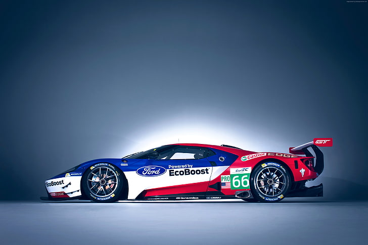 Hd Wallpaper 24 Hours Of Le Mans Ford Gt Race Car Mode Of Transportation Wallpaper Flare