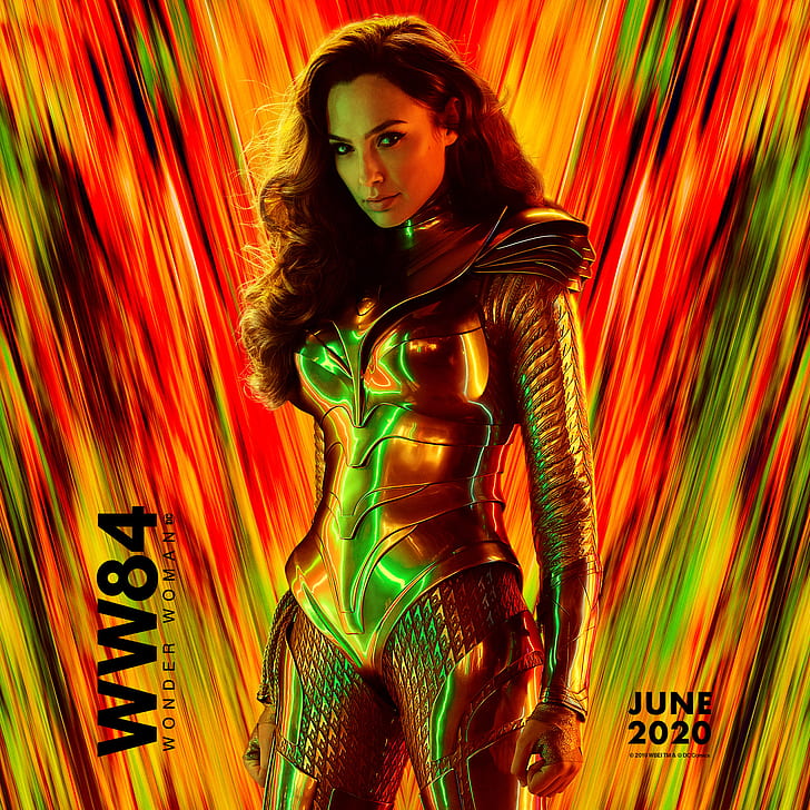 Wonder Woman, flyer, Gal Gadot, DC Universe, poster, superheroines, HD wallpaper
