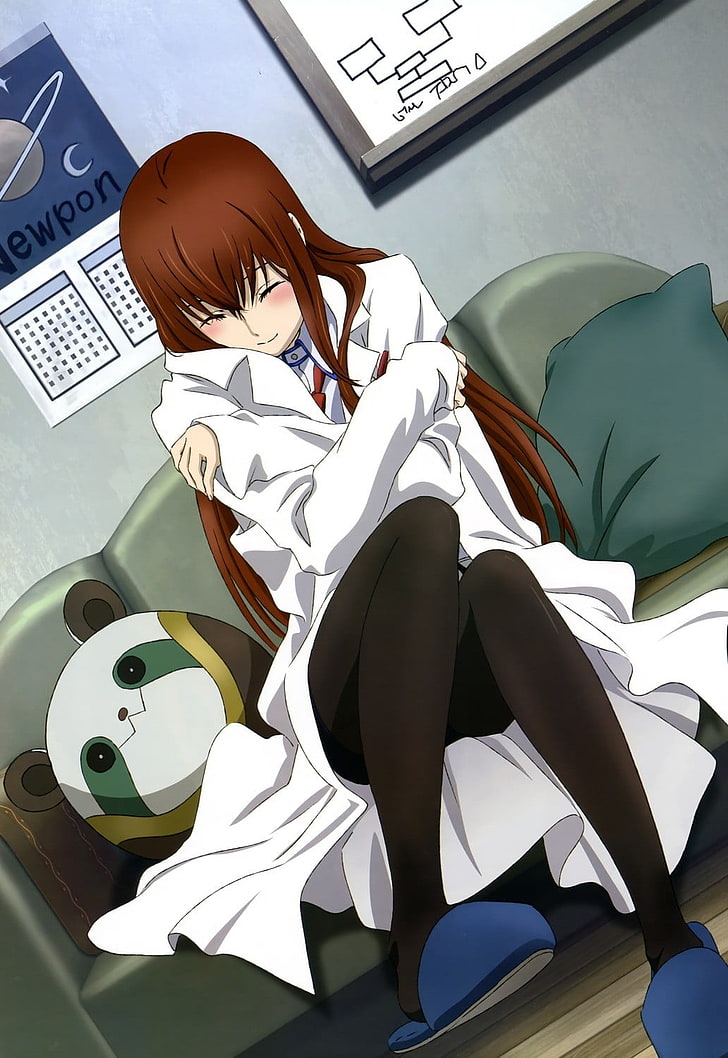female anime character, Steins;Gate, Makise Kurisu, one person, HD wallpaper