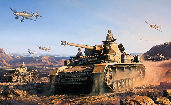 grey military tank wallpaper, Figure, Junkers, Medium tank, German