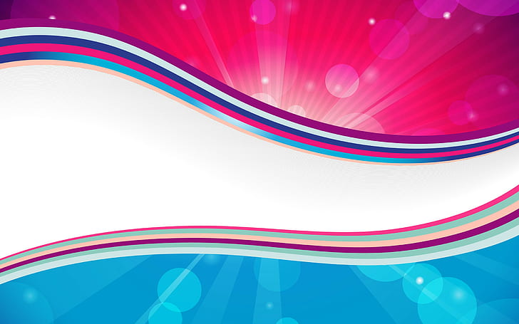 abstract, Colorful, vector, Wavy Lines, HD wallpaper