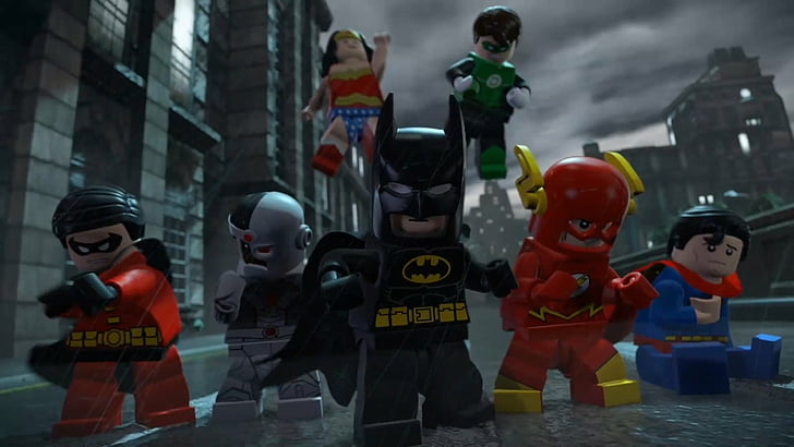 DC Universe Batman Joker Robin Superman Green Lantern Mini Figures Use With lego 