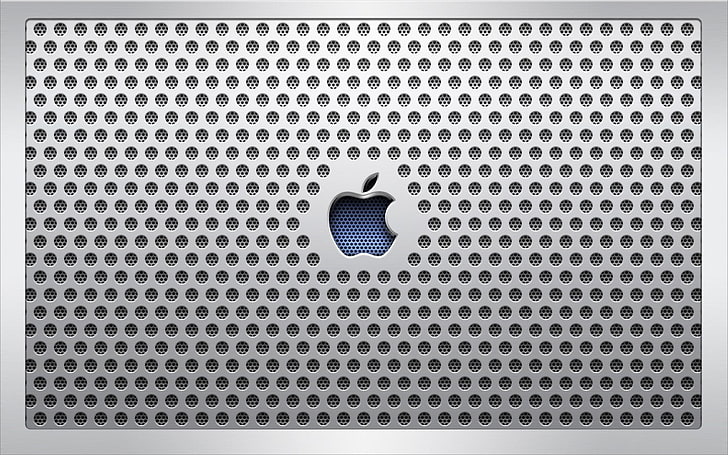 Apple logo, Technology, Apple Inc., Digital Art, Grid, Pattern, HD wallpaper