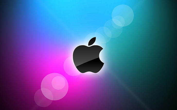 Flare Colors Apple, logo, brand and logo, HD wallpaper