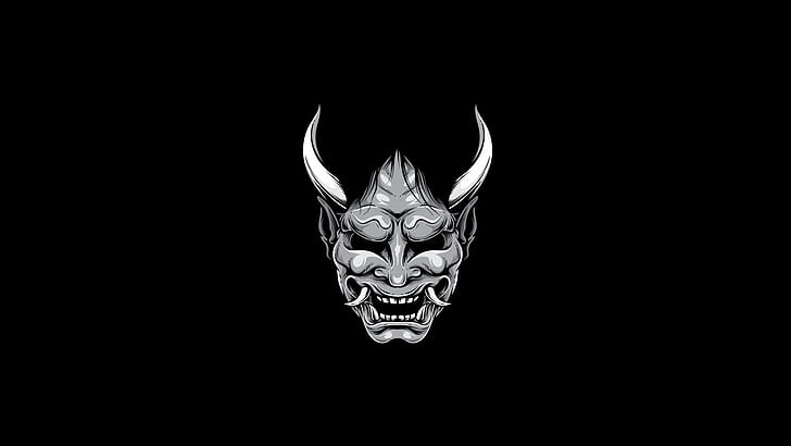 Featured image of post Wallpaper Neon Devil Horns Black Background
