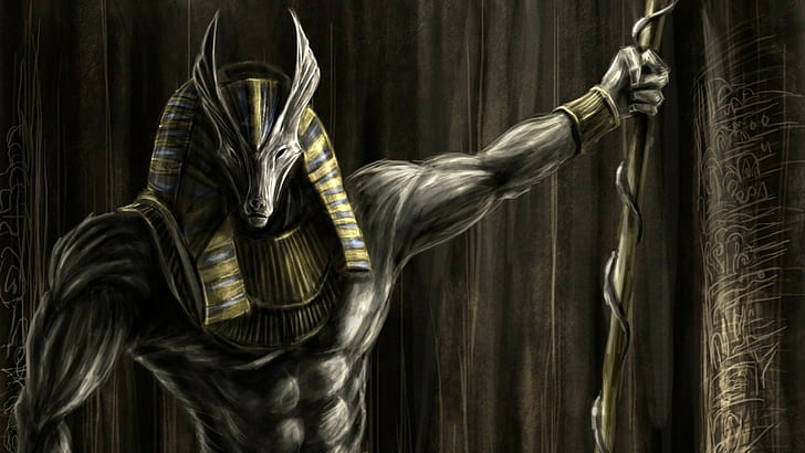 Gods of Egypt, Anubis HD wallpaper