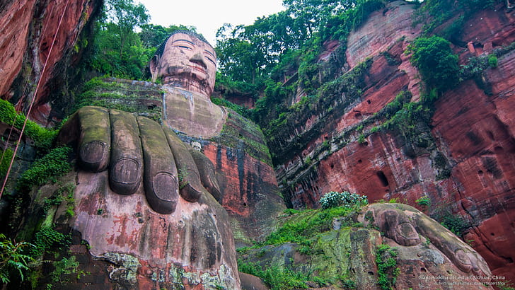 Giant Buddha of Leshan, Sichuan, China, Landmarks