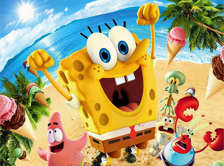 HD wallpaper: Spongebob Movie 2015