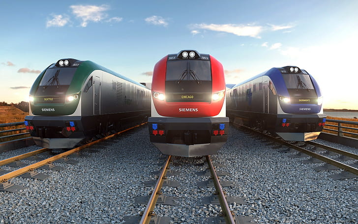 Train, Siemens Charger, Transport, Light