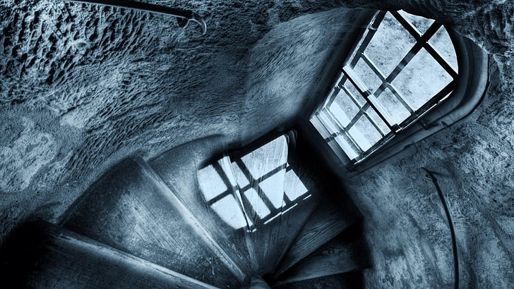 architecture, building, HDR, window, stairs, shadow, indoors