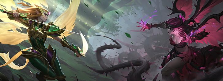 Video Game, League Of Legends, Kayle (League Of Legends), Morgana (League Of Legends)