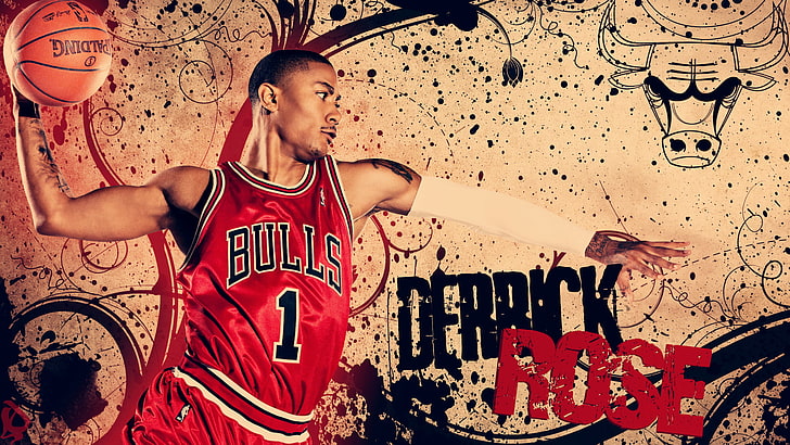 Hd Wallpaper Derrick Rose Pictures One Person Young Adult Indoors Lifestyles Wallpaper Flare