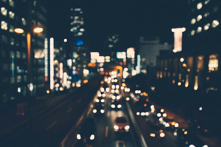 city, traffic, HD wallpaper