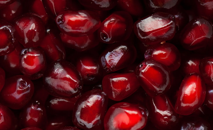 Pomegranate Seeds, Aero, Macro, food and drink, healthy eating, HD wallpaper