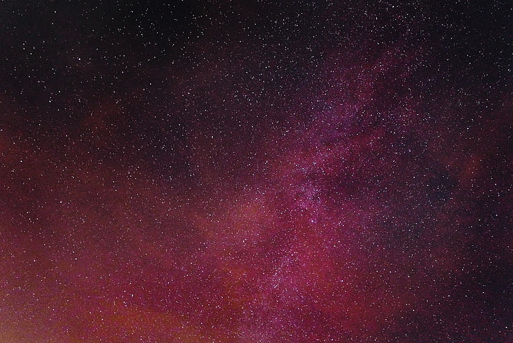 pink and purple sky, starry sky, burgundy, stars, astronomy, star - Space, HD wallpaper