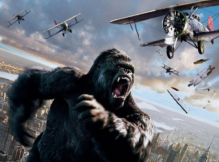 King Kong 2005, King Kong digital wallpaper, Movies, Other Movies, HD wallpaper