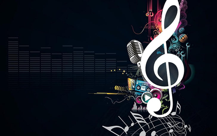 Music notes 1080P, 2K, 4K, 5K HD wallpapers free download | Wallpaper Flare
