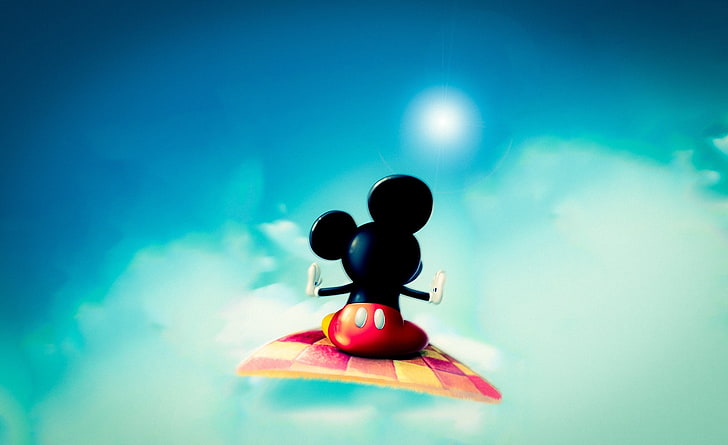 Mickey Mouse, Mickey Mouse digital wallpaper, Cartoons, Old Disney, HD wallpaper