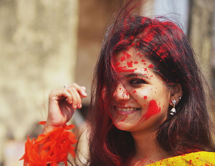 HD wallpaper: beautiful, girl, indian, smile, portrait, headshot, smiling |  Wallpaper Flare