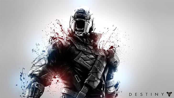 Destiny digital wallpaper, Destiny (video game), men, futuristic