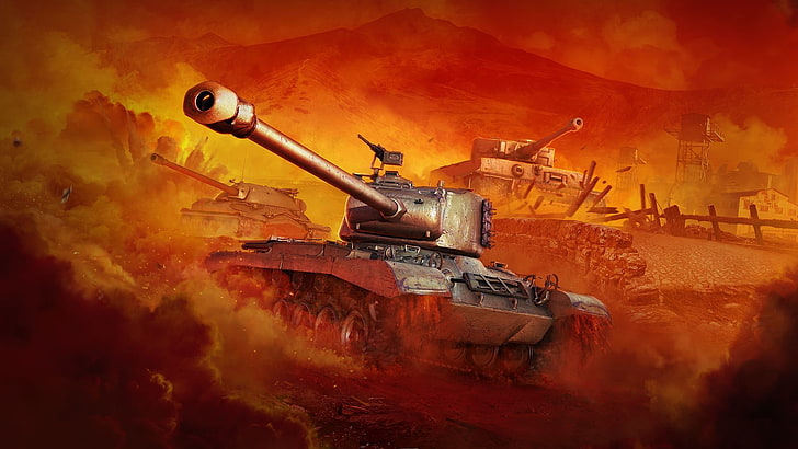 WoT, Is-7, PzKpfw VI Tiger, World Of Tanks, Wargaming Net, M46 Patton HD wallpaper